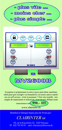 flyer de présentation du compteur MV2600B